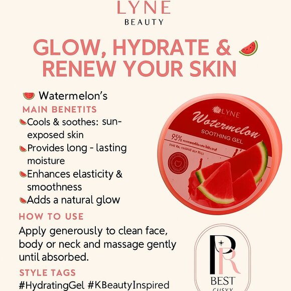 Glow, hydrate & renew your skin with our Watermelon Soothing Gel 🍉 - Picture 5 of 8